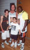 Steve Harris and Tom Arnold with some young fans!